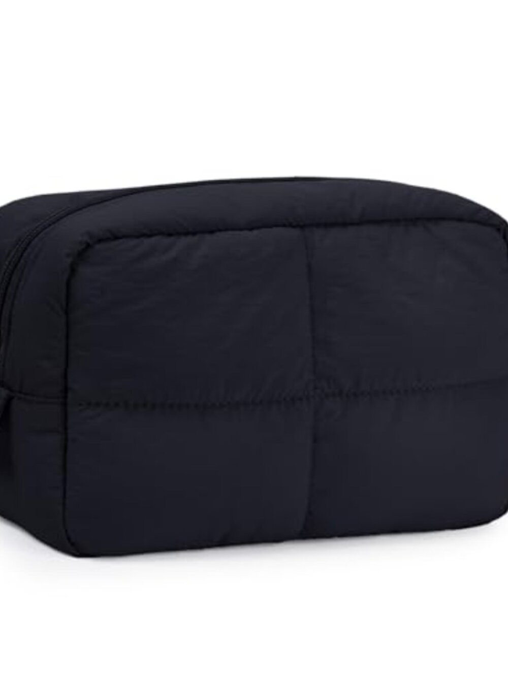 Puffer Cosmetic Bag Nylon Travel Toiletry Makeup Organizer